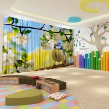 Весняні штори в дитячий садок 152