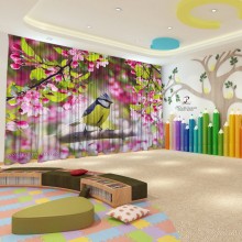 Весняні штори в дитячий садок 153