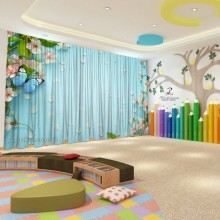 Весняні штори в дитячий садок 155