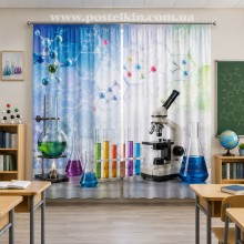 Фотоштори для кабінету хімії Світ молекул Фотоштори для кабінету хімії Світ молекул