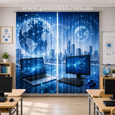 Фотоштори для кабінету інформатики Глобальна мережа
