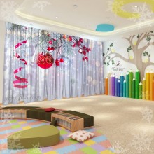 Штори для дитячого садка Зимові 195