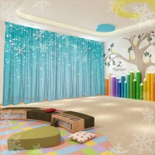 Штори для дитячого садка Зимові 202