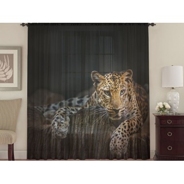 Фото Тюль Леопард