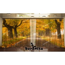 Фото штори Осіння алея Фото штори Осіння алея