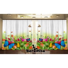Фото штори Сині метелики