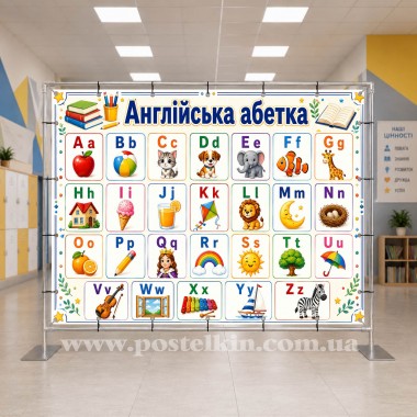 Банер Англійська абетка