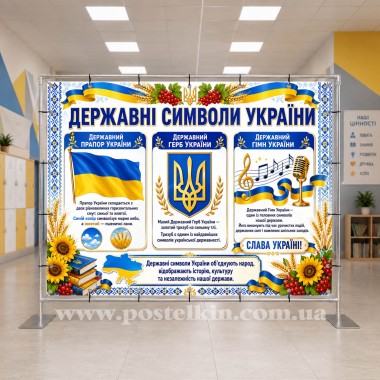 Банер Державні символи України