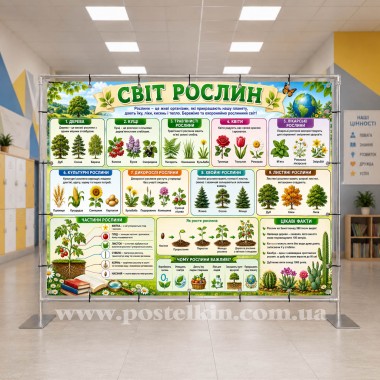 Банер Світ рослин