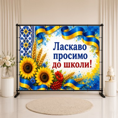 Банер Ласкаво просимо до школи