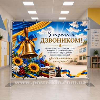 Банер Зі святом першого вересня 2