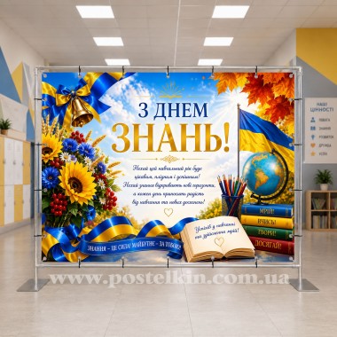 Банер Зі святом першого вересня 6