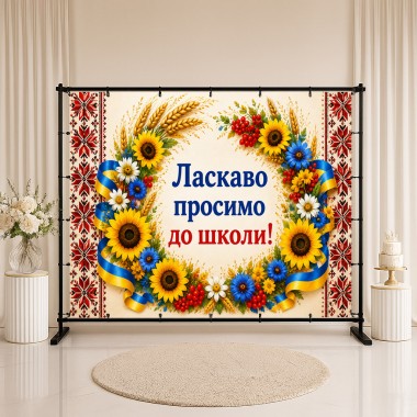 Банер Ласкаво просимо до школи