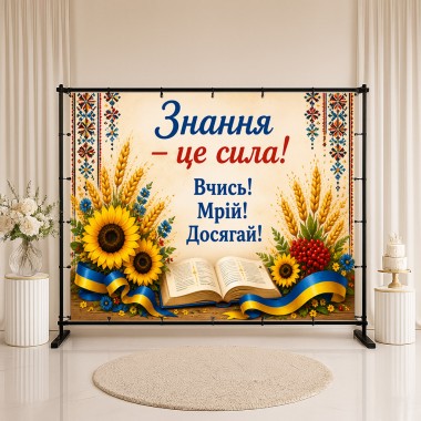 Банер Знання це сила