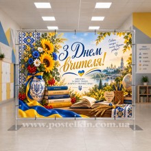 Банер до Дня вчителя 35 Банер до Дня вчителя 35