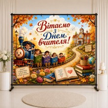Банер до Дня вчителя 9 Банер до Дня вчителя 9