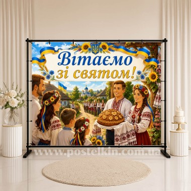 Банер Вітаємо зі святом 10
