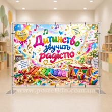 Банер до Дня дошкілля 28 Банер до Дня дошкілля 28
