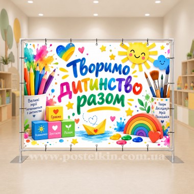 Банер до Дня дошкілля 40