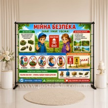 Банер Мінна безпека Банер Мінна безпека