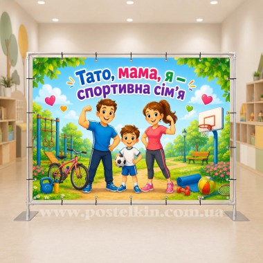 Банер Спортивна родина