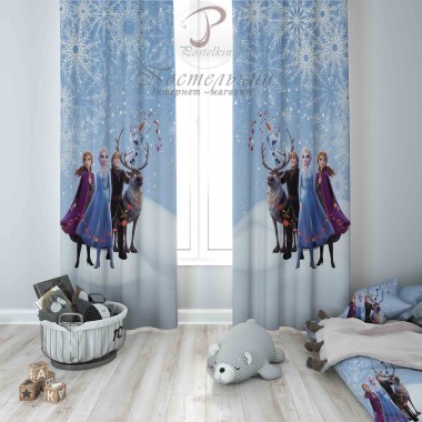 Дитячі штори Frozen 7