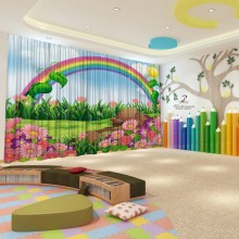 Весняні штори в дитячий садок 59