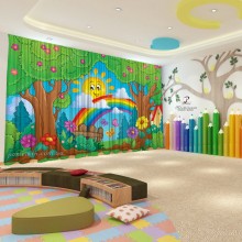 Весняні штори в дитячий садок 96