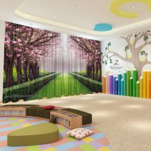 Весняні штори в дитячий садок 114