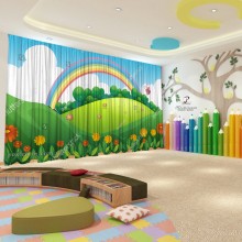 Весняні штори в дитячий садок 104