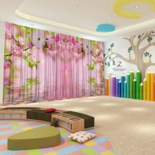 Весняні штори в дитячий садок 57
