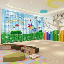 Весняні штори в дитячий садок 77