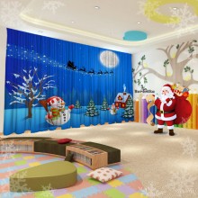 Штори для дитячого садка Зимові 6