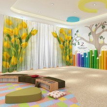 Весняні штори в дитячий садок 88