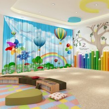 Весняні штори в дитячий садок 74