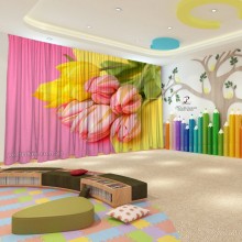 Весняні штори в дитячий садок 145