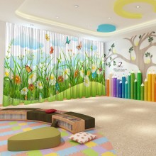 Весняні штори в дитячий садок 41