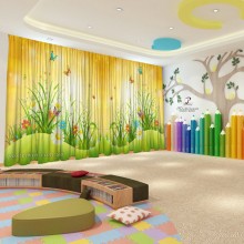 Весняні штори в дитячий садок 49