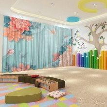 Весняні штори в дитячий садок 12