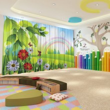 Весняні штори в дитячий садок 75