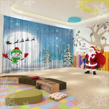 Штори для дитячого садка Зимові 50