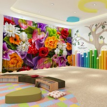 Весняні штори в дитячий садок 27