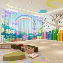 Весняні штори в дитячий садок 13