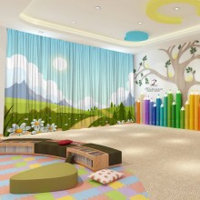 Весняні штори в дитячий садок 20