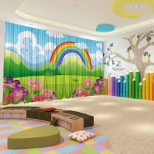 Весняні штори в дитячий садок 8