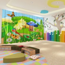 Весняні штори в дитячий садок 105