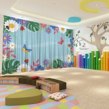Весняні штори в дитячий садок 126