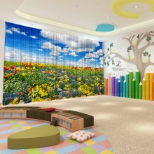 Весняні штори в дитячий садок 37