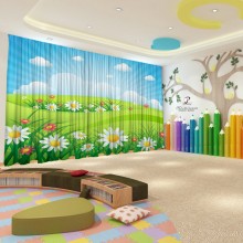 Весняні штори в дитячий садок 4