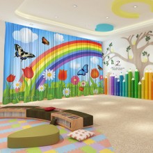 Весняні штори в дитячий садок 58